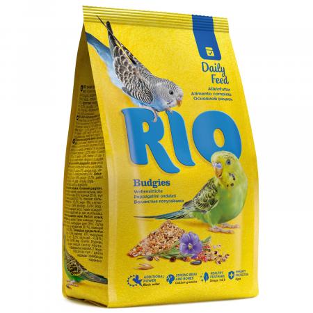 Волнистый попугай на zoomaugli.ru RIO Daily Feed корм для волнистых попугайчиков, 500 г