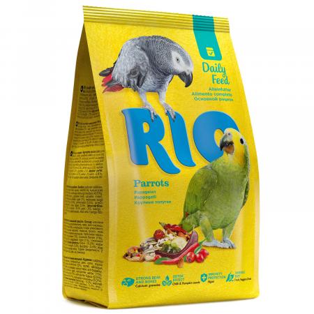 Крупный попугай на zoomaugli.ru RIO Daily Feed корм для крупных попугаев, 500 г