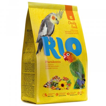 Средний попугай на zoomaugli.ru RIO Daily Feed корм для средних попугаев, 500 г