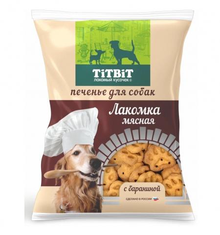 Лакомства на zoomaugli.ru TiTBiT Лакомка мясная с бараниной печенье для собак 200 г