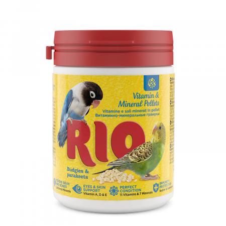 Витамины/Камни на zoomaugli.ru RIO витаминно-минеральные гранулы для волнистых и средних попугаев, 120 г