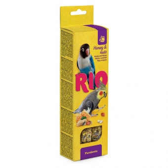 Купить RIO палочки для средних попугаев с мёдом и орехами, 2 палочки по 75 г