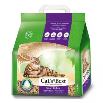 Купить Cat's Best Pellets Древесный комкующийся наполнитель 2,5 кг