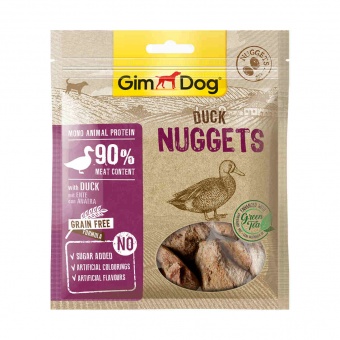 Купить GimDog Duck Nuggets мясные наггетсы из утки 55 г