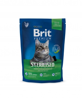 Купить Brit Premium Sterilised Chicken для стерилизованных кошек с курицей 1,5 кг
