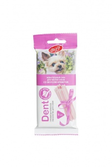 Купить Biff Жевательный снек для чистки зубов со вкусом креветок Dent для собак мелких пород 5 шт 35 г