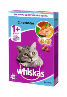 Купить Whiskas с лососем для кошек 350 г