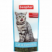 Beaphar Cat-A-Dent Bits Подушечки для чистки зубов кошек 35 г