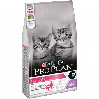 Купить Pro Plan Optidigest Delicate Kitten для котят 1,5 кг