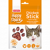 Beaphar Happy Snack Chicken Stick Ароматные кусочки мяса курицы для кошек 40 г