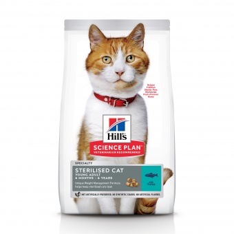 Купить Hill's Science Plan Sterilised Tuna для стерилизованных кошек с тунцом 3 кг