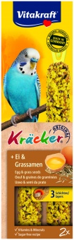 Купить Vitakraft Kracker крекеры для волнистых попугаев с яйцом, 2 палочки по 30 г