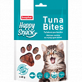 Beaphar Happy Snack Tuna Bites Mягкие чипсы из тунца для котят 40 г