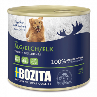 Купить Bozita Elk паштет для собак с лосем 625 г