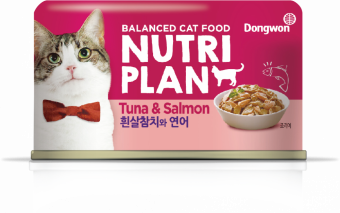 Купить NUTRI PLAN Tuna & Salmon Тунец с лососем для кошек 160 г