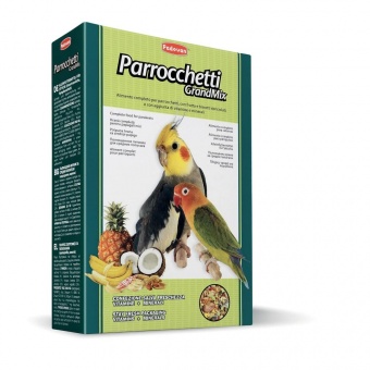 Купить Padovan Grandmix Parrocchetti корм для средних попугаев 850 г