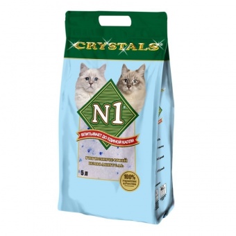 Купить N1 Crystals Гигиенический наполнитель 5 л