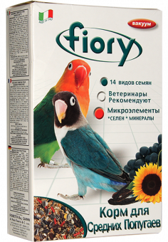 Купить Fiory Superpremium Parrocchetti Africa корм для средних попугаев, 800 г