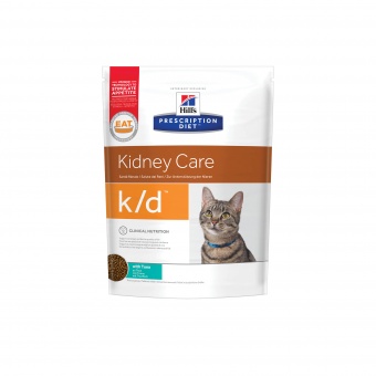 Купить Hill's Prescription Diet k/d Chicken при заболеваниях почек для кошек с тунцом 400 г