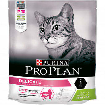 Купить Pro Plan Optidigest Delicate Lamb для кошек с ягненком 400 г