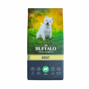 Купить Mr.Buffalo Adult Mini для собак мелких пород с ягнёнком 800 г