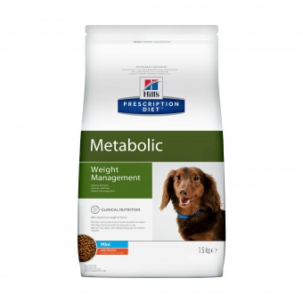 Купить Hill's Prescription Diet Metabolic Chicken при снижении и контроле веса для собак с курицей 1,5 кг