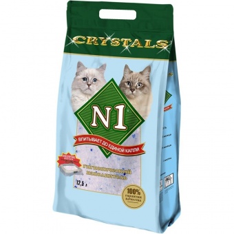 Купить N1 Crystals Гигиенический наполнитель 12,5 л