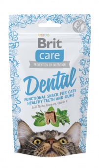 Купить Brit Care Dental лакомство для кошек 50 г