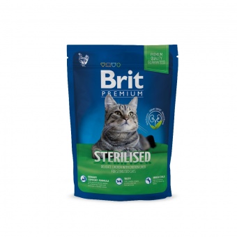 Купить Brit Premium Sterilised Chicken для стерилизованных кошек с курицей 300 г
