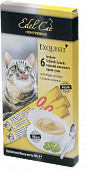 Edel Cat Exquisit крем-суп с птицей и печенью для кошек 6 шт по 15 г