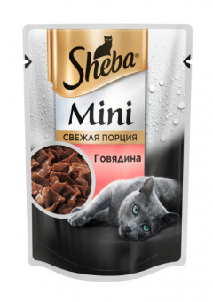 Купить Sheba Mini Свежая порция Говядина 50 г