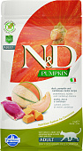 Farmina N&D Pumkin Adult Duck & Cantaloupe Melon беззерновой корм для кошек с уткой и дыней 1,5 кг