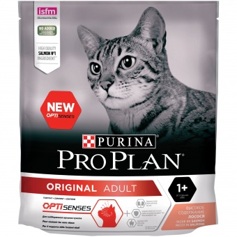 Купить Pro Plan Optirenal Original Adult Salmon для кошек с лососем 400 г