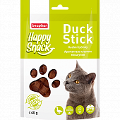 Beaphar Happy Snack Duck Stick Ароматные кусочки мяса утки для кошек 40 г