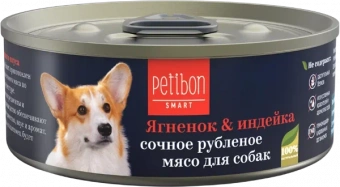 Купить Petibon Smart Ягнёнок и индейка для собак 100 г