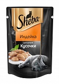 Sheba Индейка Цельные кусочки для кошек, 80 г