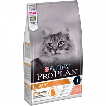 Купить Pro Plan Optiderma Elegant для кошек с чувствительной кожей 1,5 кг