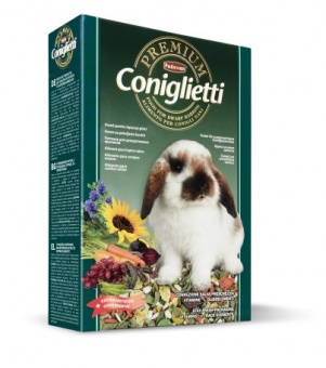 Купить Padovan Premium Coniglietti корм для кроликов и молодняка 500 г