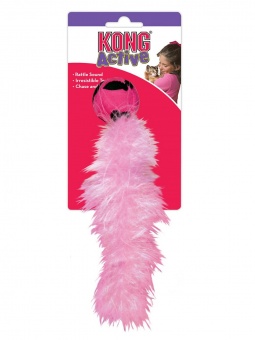 Купить Kong игрушка для кошек "Дикий хвост" 18 см с хвостом из перьев